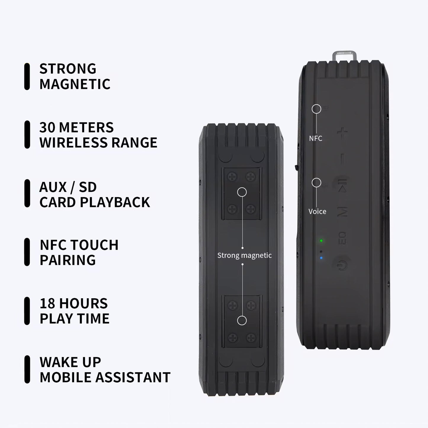 Magnetic Bluetooth Golf Cart Speaker - Mark 1