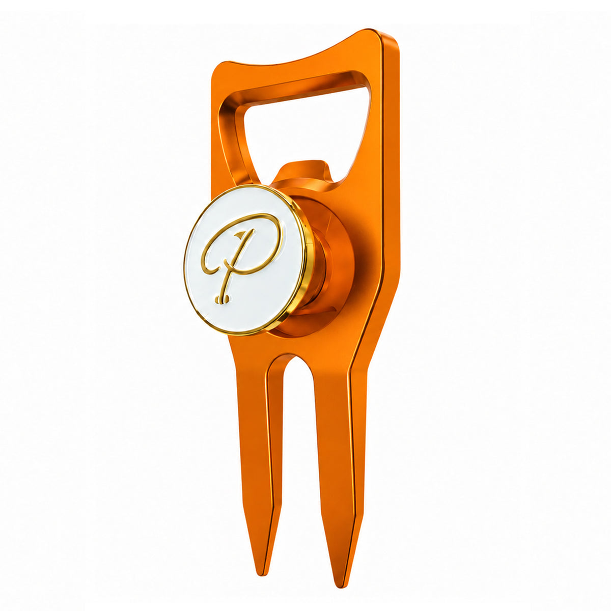 4-in-1 Divot Tool with Magnetic Ball Marker, Bottle Opener & Club Tee, Golf Divot Repair Tool